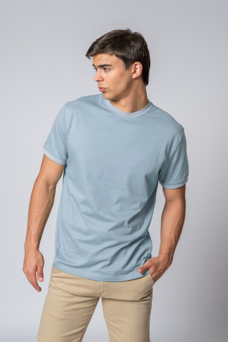 CAMISETA AZUL HIELO