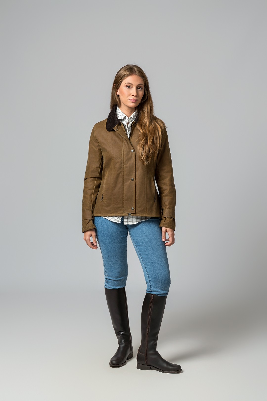 CHAQUETA ENCERADA AMBLE CAMEL
