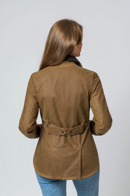 CHAQUETA ENCERADA AMBLE CAMEL