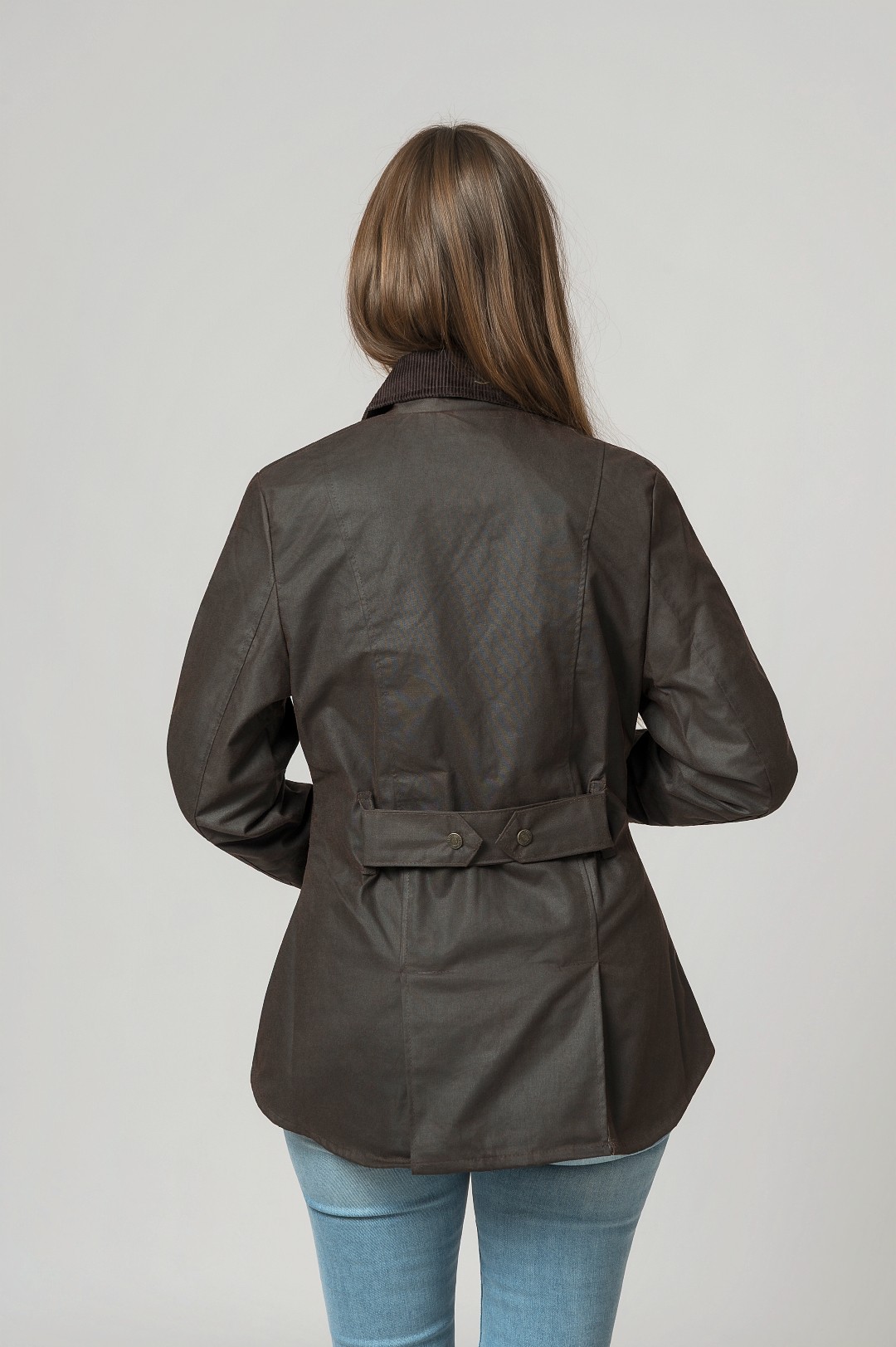 CHAQUETA ENCERADA AMBLE MARRÓN