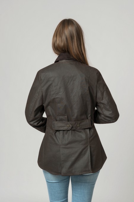 CHAQUETA ENCERADA AMBLE MARRÓN