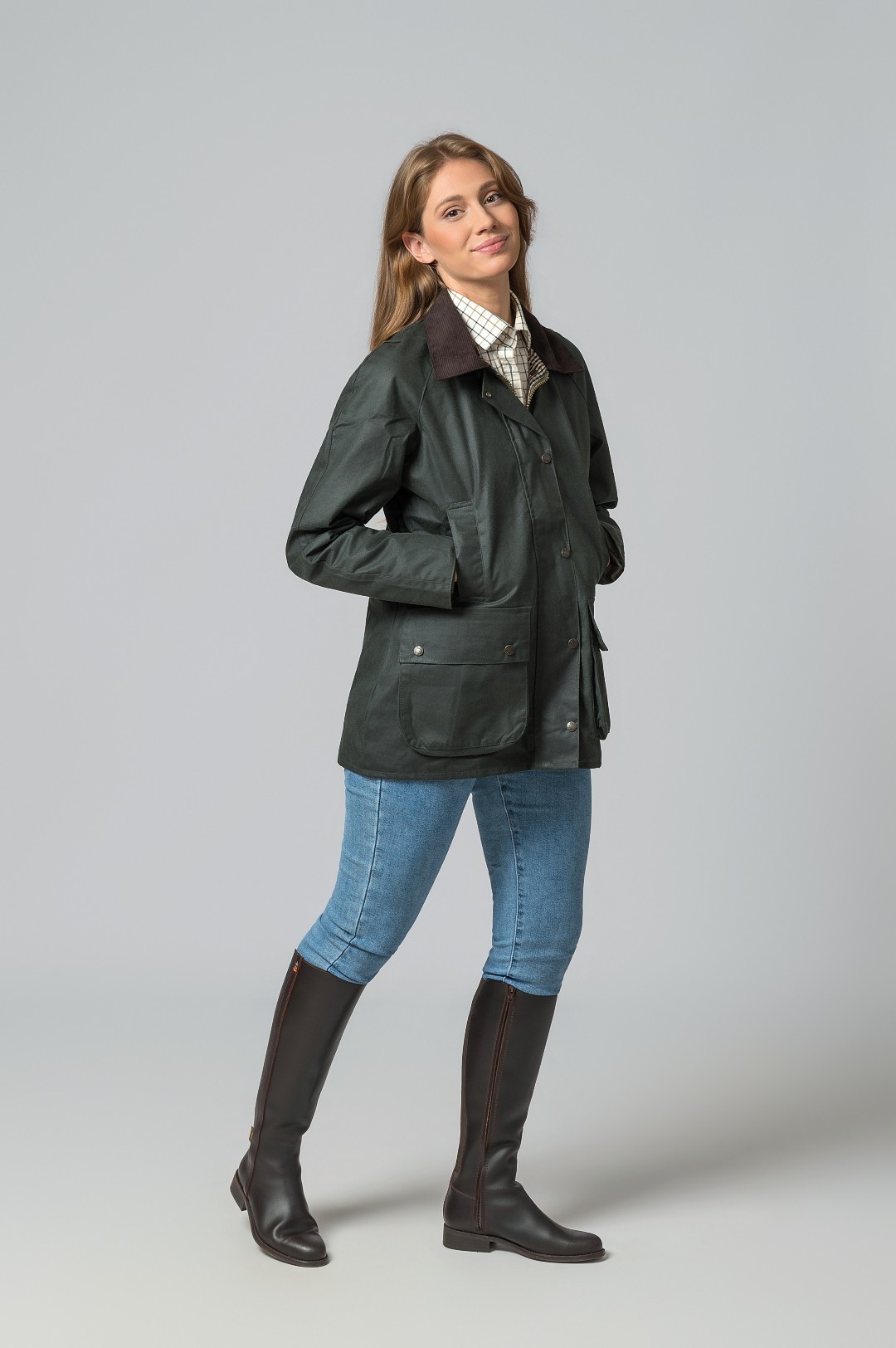 CHAQUETA ENCERADA WOMAN WAX CLASSIC