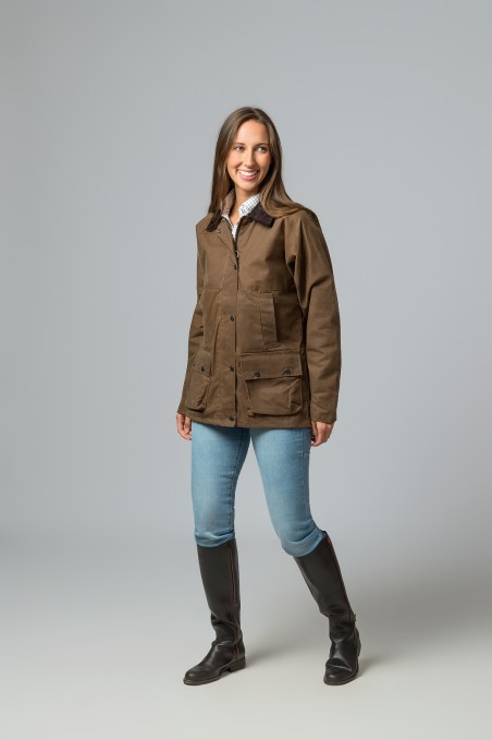 CHAQUETA ENCERADA WEXFORD SAND