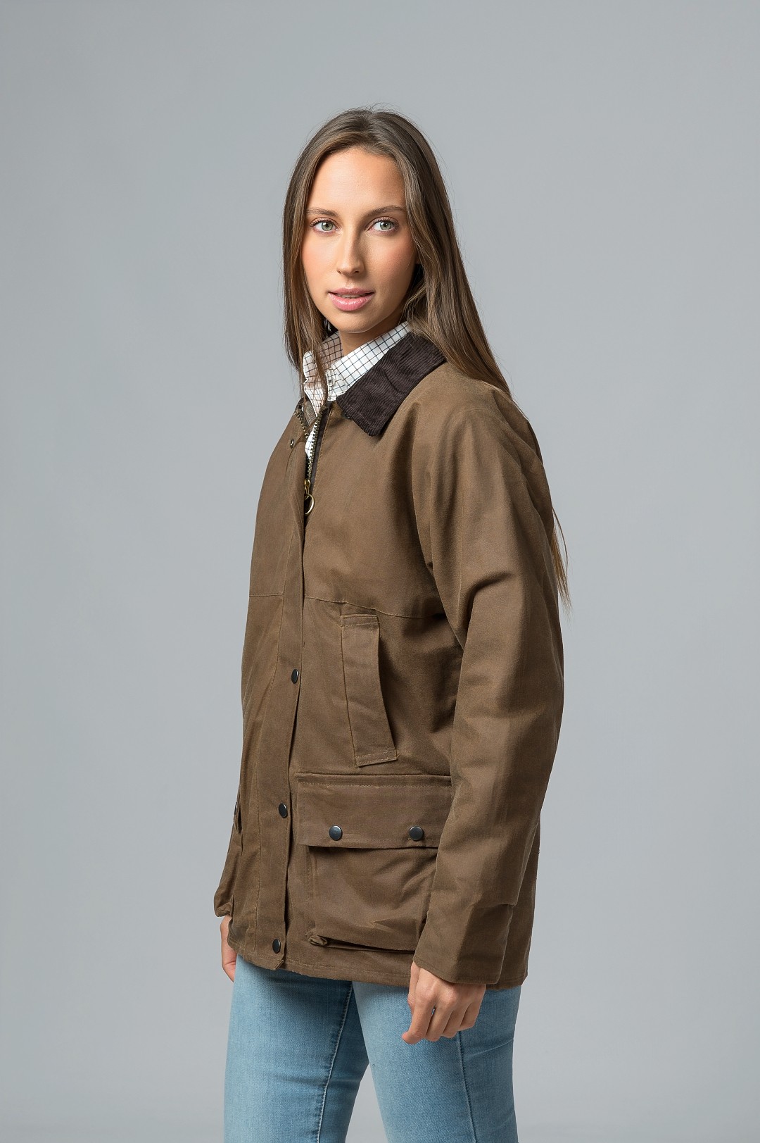 CHAQUETA ENCERADA WEXFORD SAND