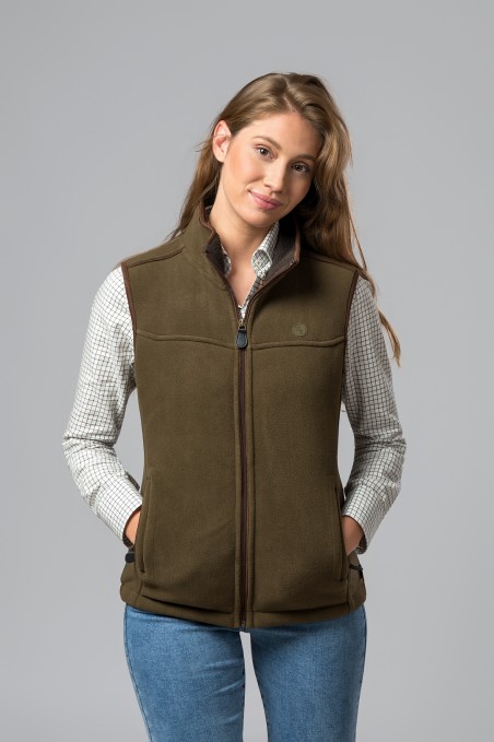 CHALECO POLAR LISBOA CAMEL-OLIVE
