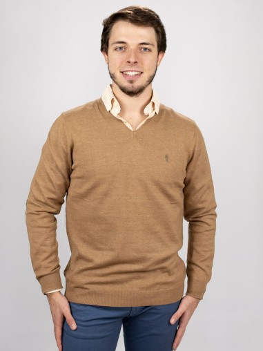 JERSEY  BRITISH CON CODERAS CAMEL