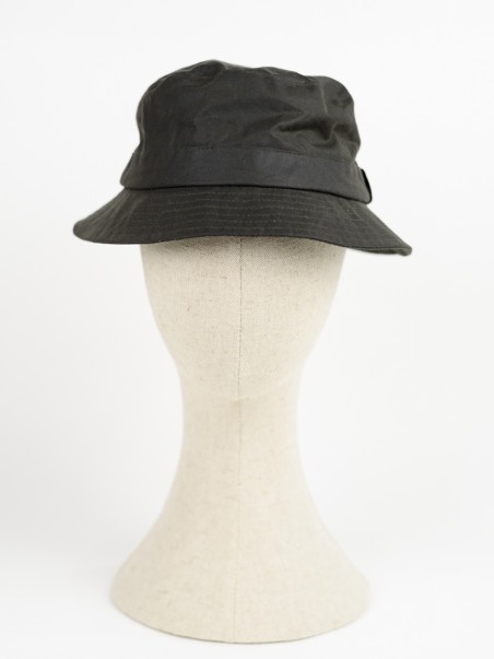 GORRO REDONDO ENCERADO BUSH HAT. COLOR VERDE