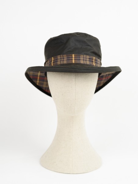 SOMBRERO ENCERADO LADIES THELMA. COLOR VERDE