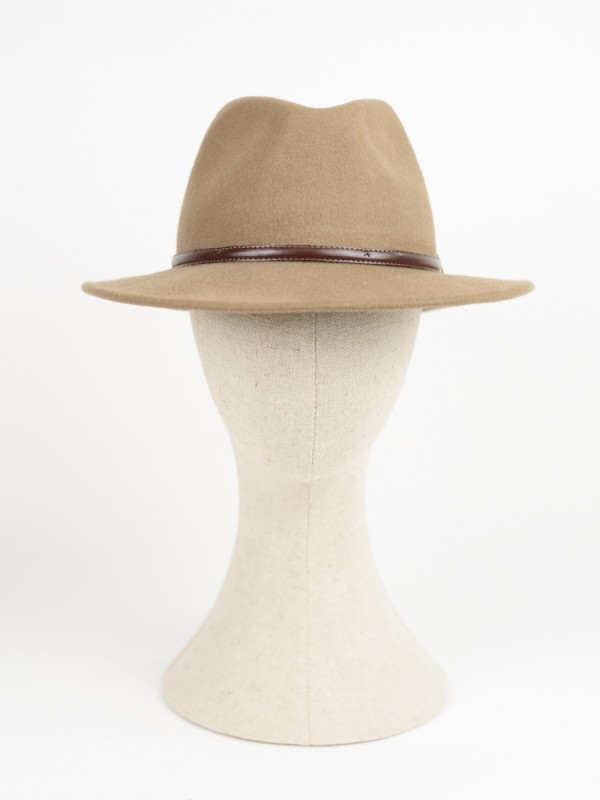 Sombrero de fieltro en color camel de British Cotton. 2