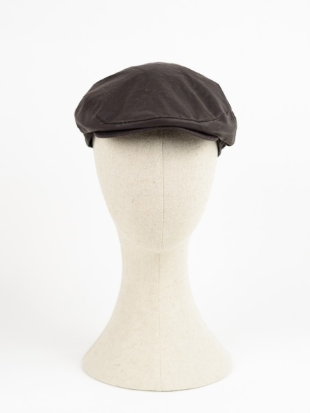 GORRA VISERA ENCERADA WAX CAP. COLOR MARRÓN