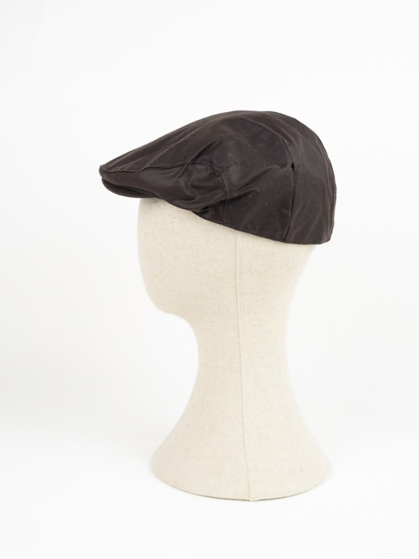 GORRA VISERA ENCERADA WAX CAP. COLOR MARRÓN