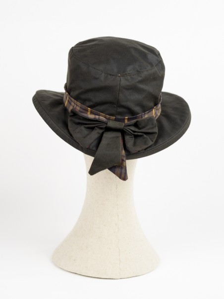 SOMBRERO ENCERADO LADIES THELMA. COLOR VERDE