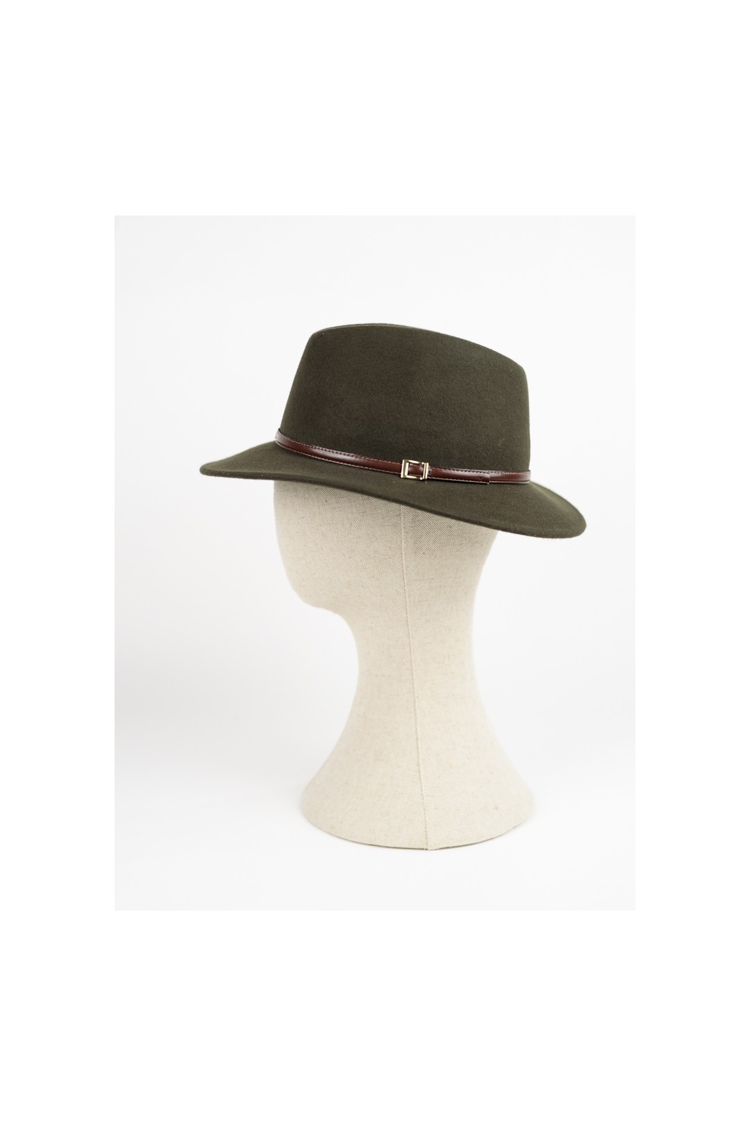 Sombrero de fieltro verde de British Cotton.
